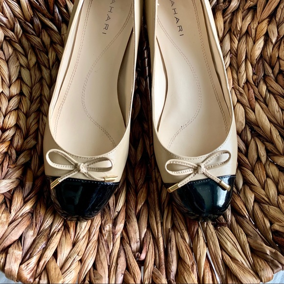 Tahari | Leather Cap Toe Block ‘Maisy’ Heel - Picture 2 of 8